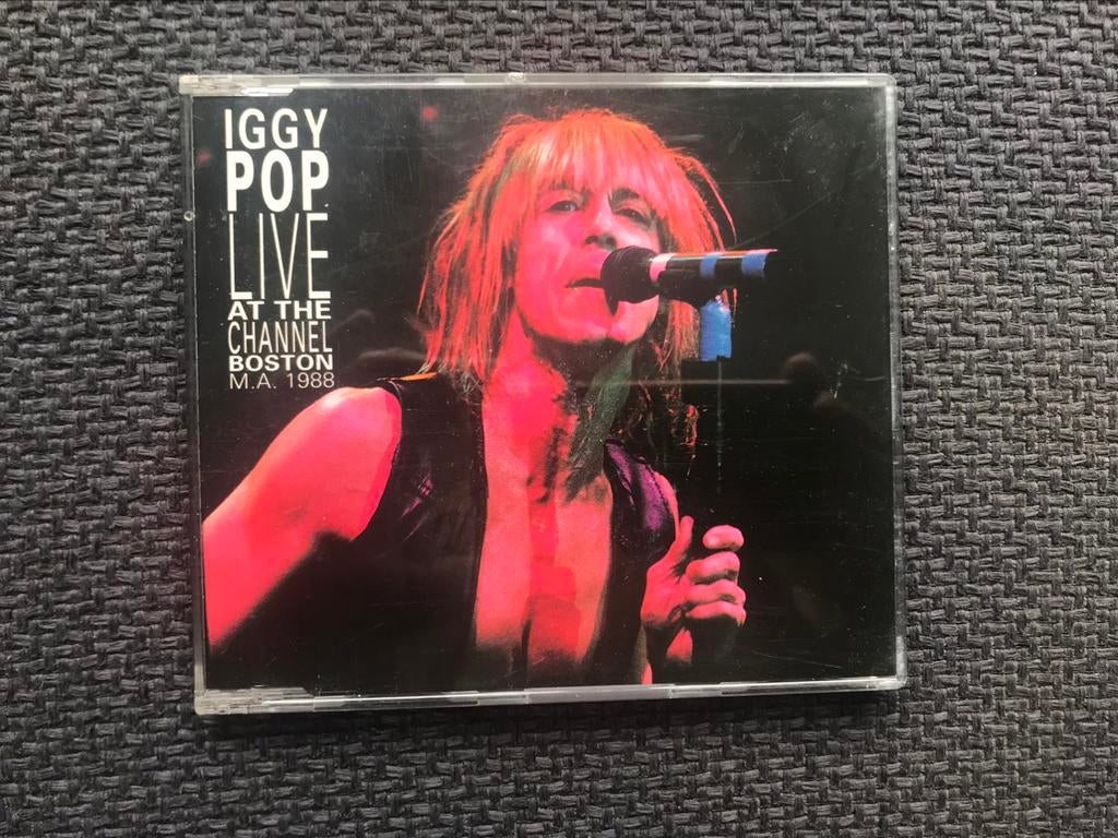 Iggy Pop - 2 x single cds Boston 1988 & Paris 1977, Ophalen of Verzenden, Zo goed als nieuw, Pop