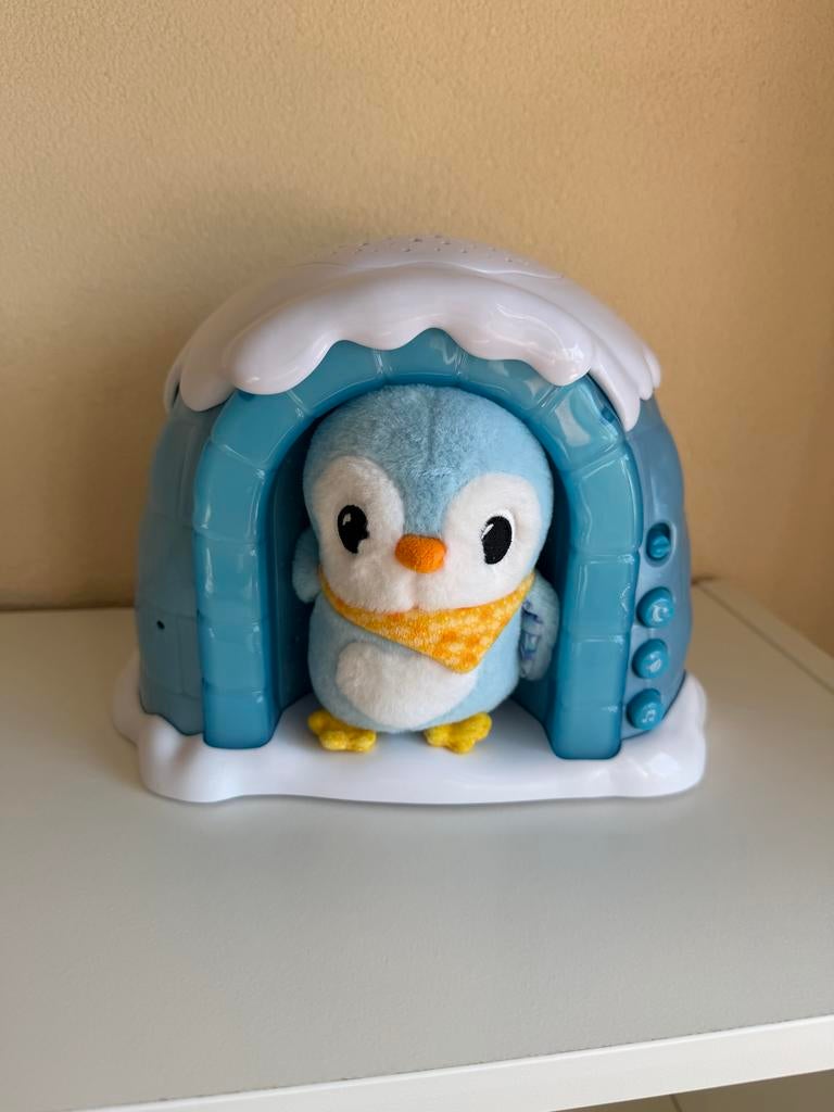 VTech Pinguïn Projector Iglo - Rustgevend voor Baby's, Kinderen en Baby's, Speelgoed | Babyspeelgoed, Zo goed als nieuw, Overige typen