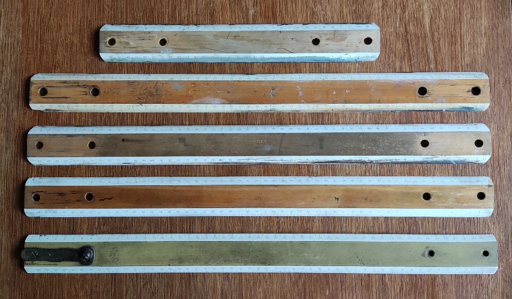 Tekentafel linialen van hout, Ophalen of Verzenden, Gebruikt, Overige typen