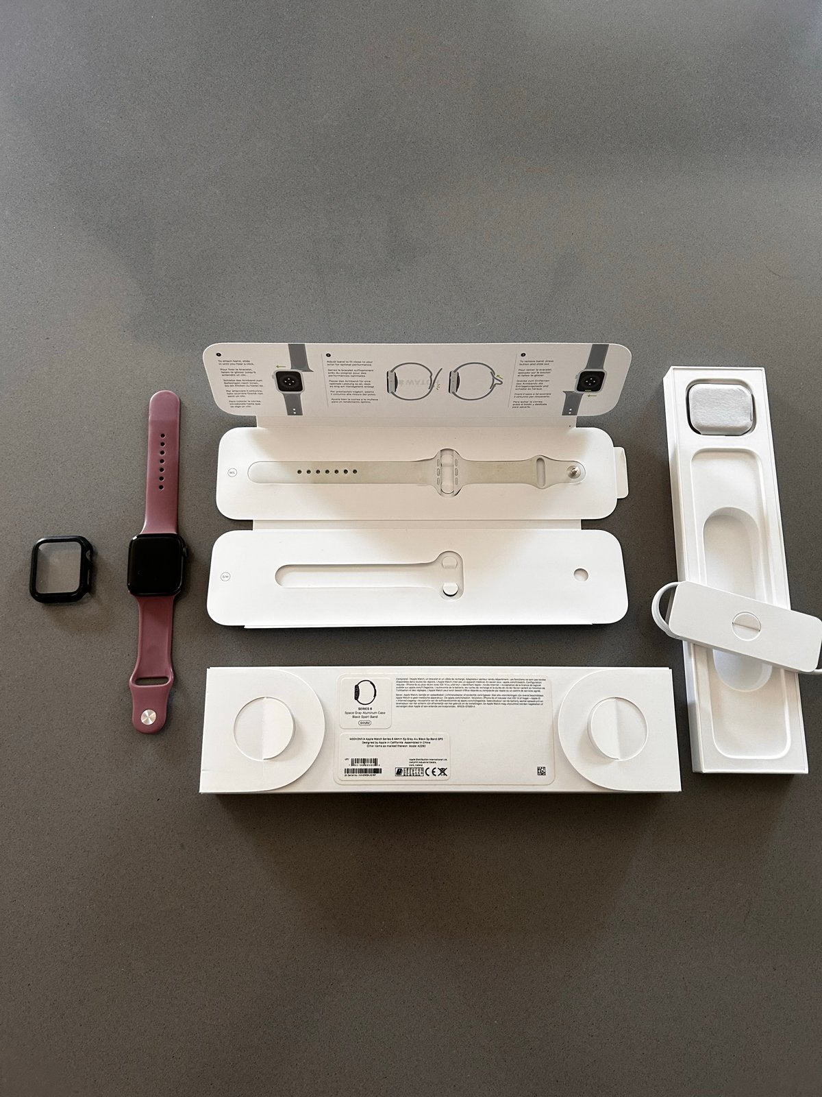 Apple Watch Series 6 44mm met extra bandje en originele doos, Ophalen, Afstand, IOS, Zo goed als nieuw