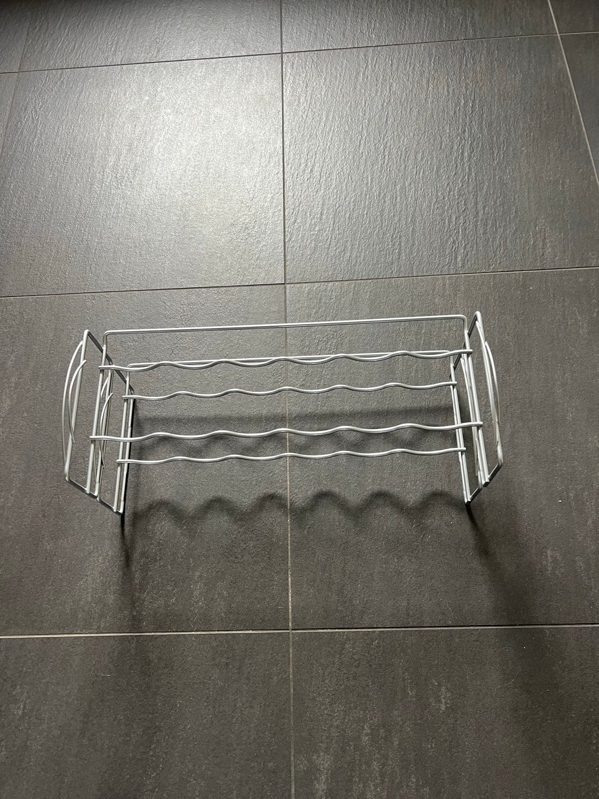 Stapelbaar flessenrek - 56x25x13cm, Ophalen, 5 tot 15 flessen, Zo goed als nieuw, Metaal