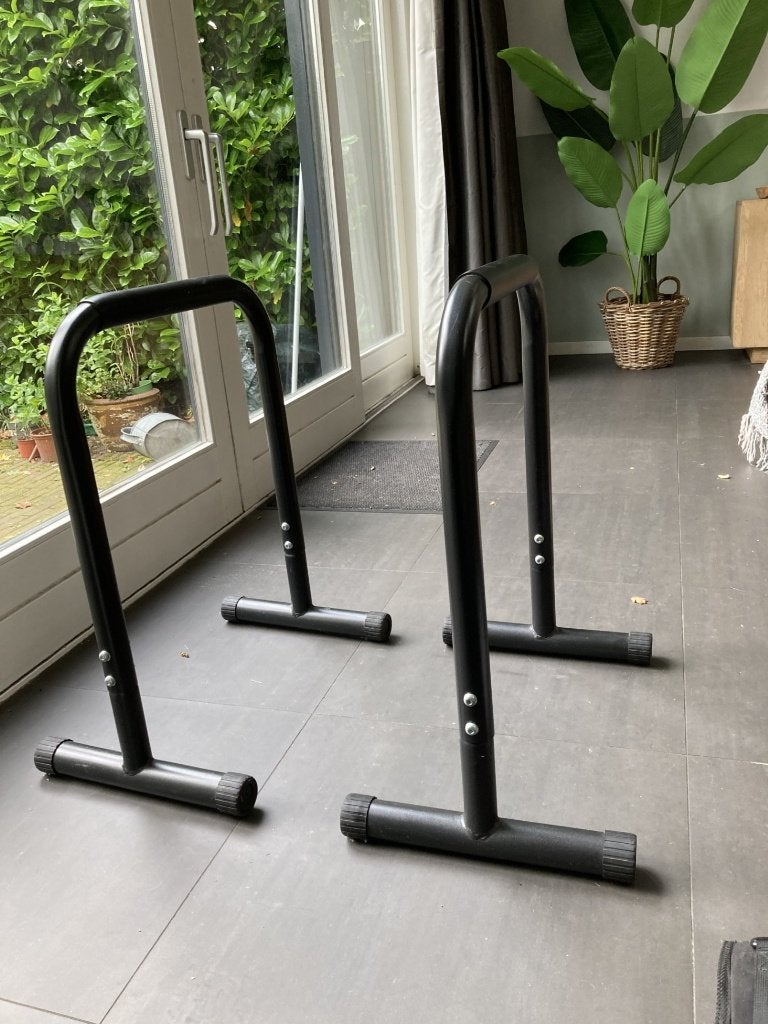 Parallettes Calisthenics Dip Bars, Ophalen, Zo goed als nieuw, Armen, Overige typen