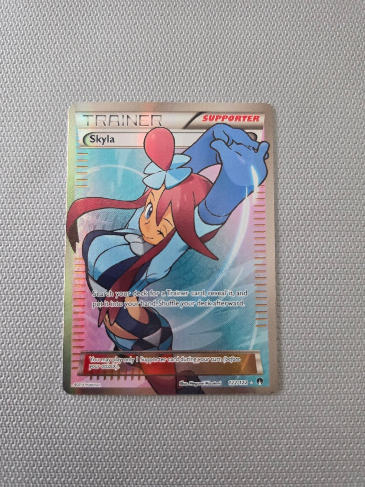 Skyla 122/122 NM (BKP) Pokémon kaart, Hobby en Vrije tijd, Verzamelkaartspellen | Pokémon, Ophalen of Verzenden, Zo goed als nieuw