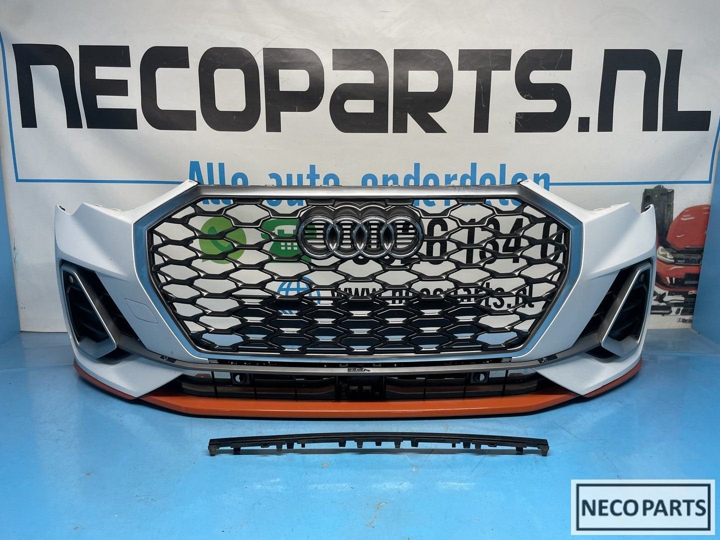 VOORBUMPER AUDI Q3 83A F3 S-LINE SLINE BUMPER ORIGINEEL, Gebruikt, -, -, Bumper