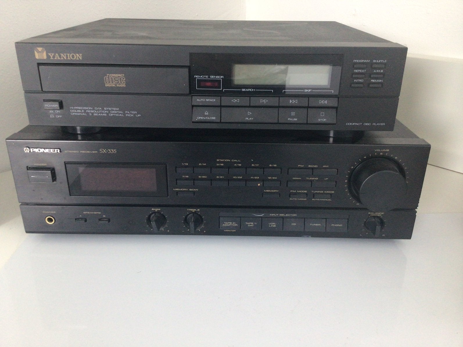 Complete set versterker, cd-speler en 2 boxen, Ophalen, Gebruikt, Pioneer