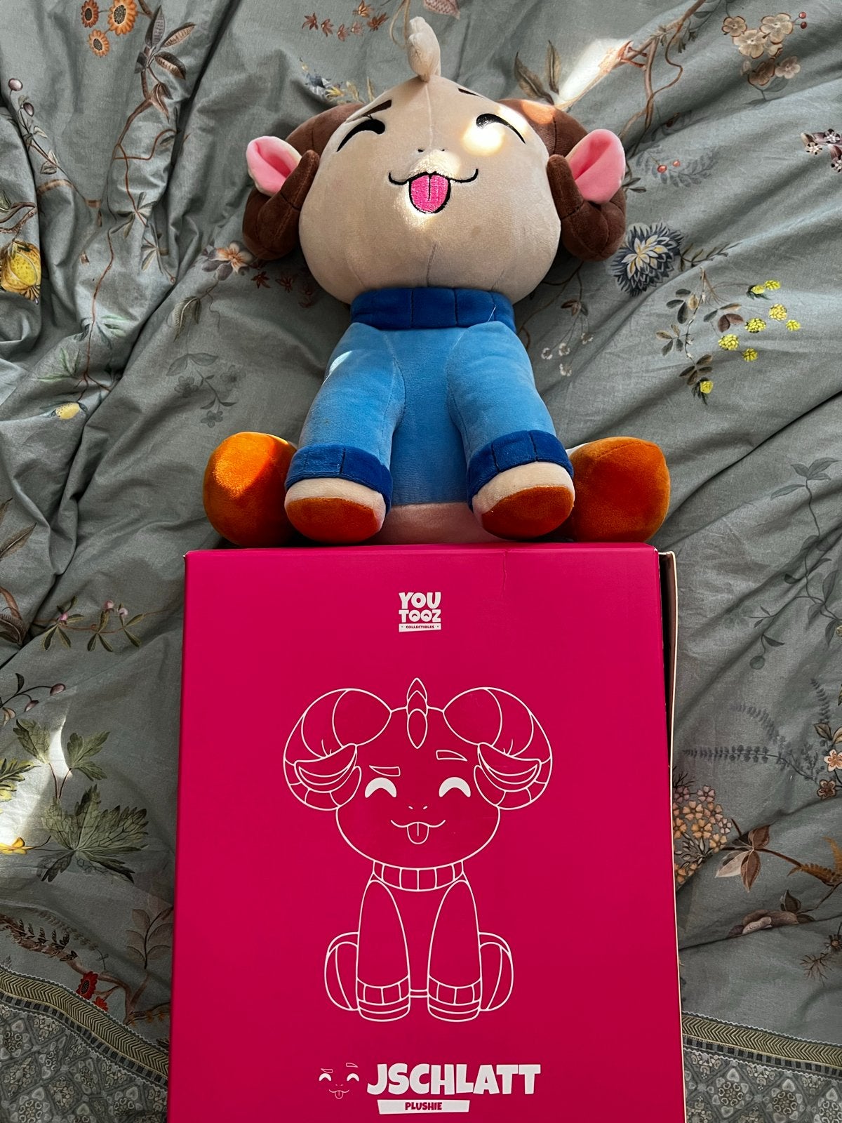 Youtooz Jschlatt Plushie - Zo goed als nieuw, Met doos, Overige merken, Overige karakters, Overige typen