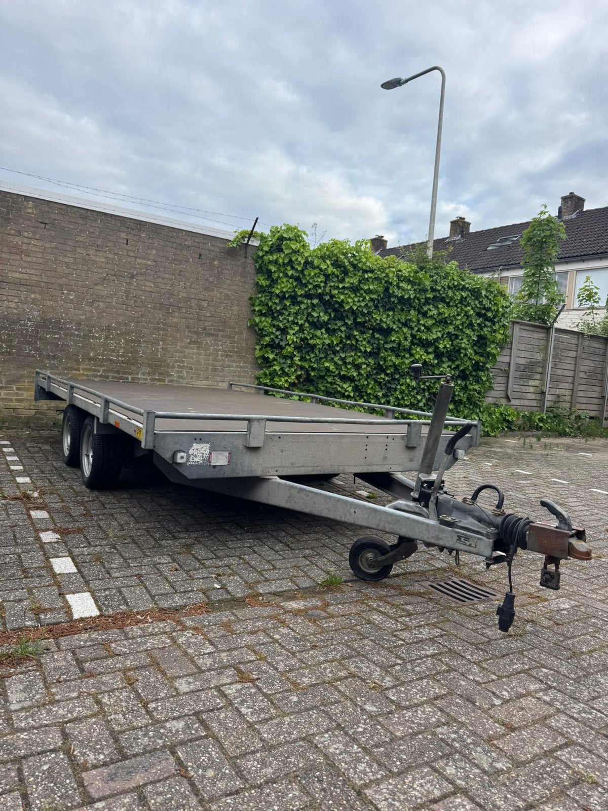 Eduard 3500kg aanhanger, Ophalen, Gebruikt