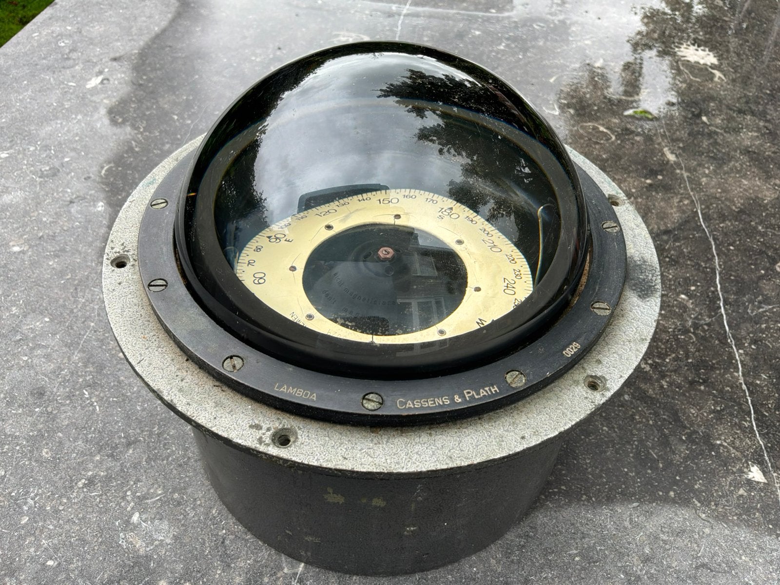 Cassens & Plath compass, bol diameter 175 mm, Ophalen of Verzenden, Gebruikt, Overige typen