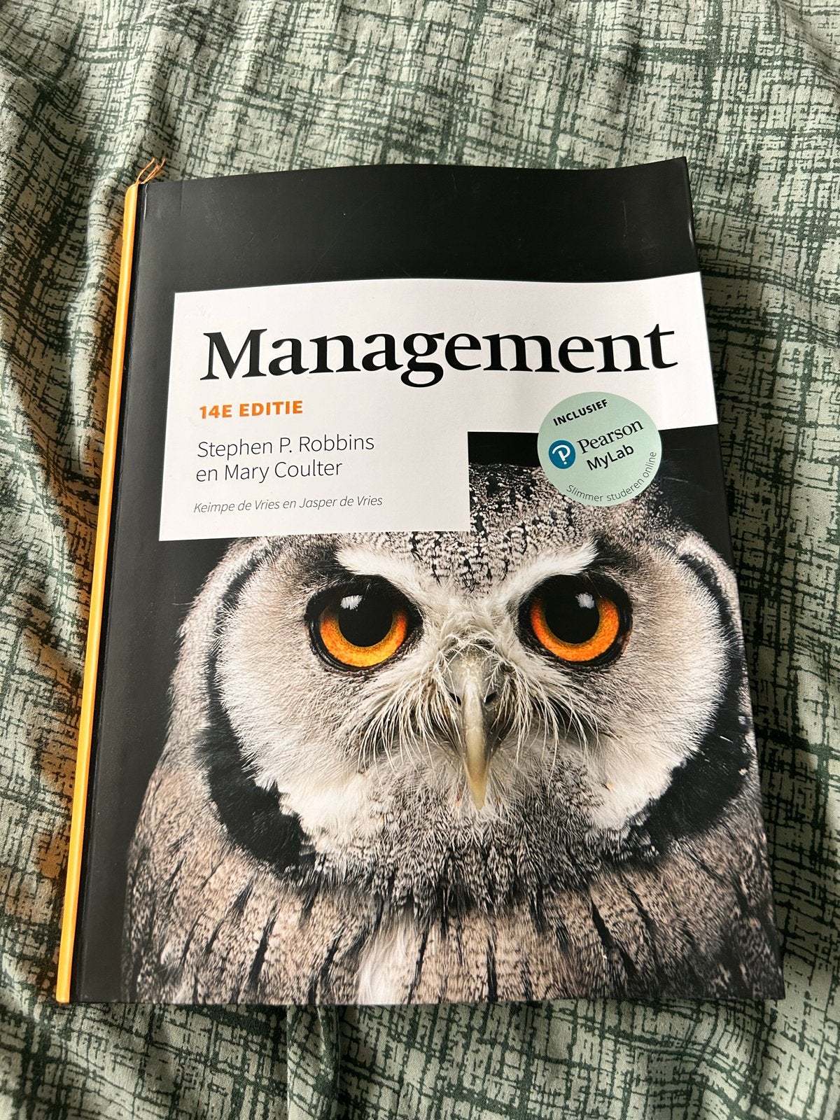 Management 14e editie - Stephen P. Robbins, Boeken, Ophalen of Verzenden, Gamma, Zo goed als nieuw, HBO