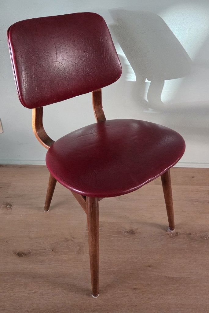 vintage stoel, Gebruikt, Eén, Rood, Ophalen