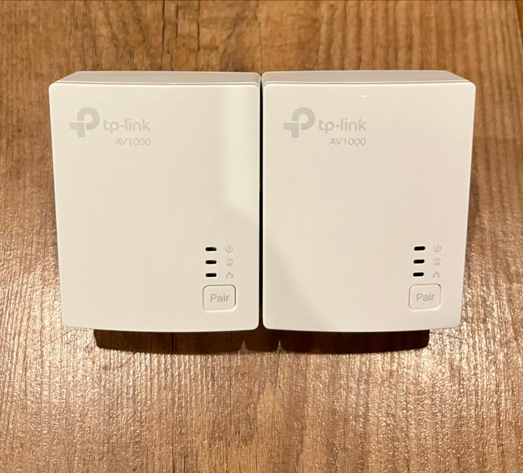 TP-Link AV1000 Powerline Adapters (Set van 2), Computers en Software, Netwerk switches, Zo goed als nieuw, Ophalen