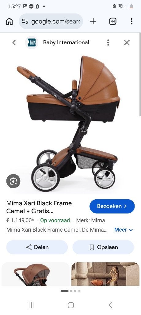Mima xari kinderwagen, Kinderen en Baby's, Ophalen, Zo goed als nieuw, Combiwagen, Overige merken