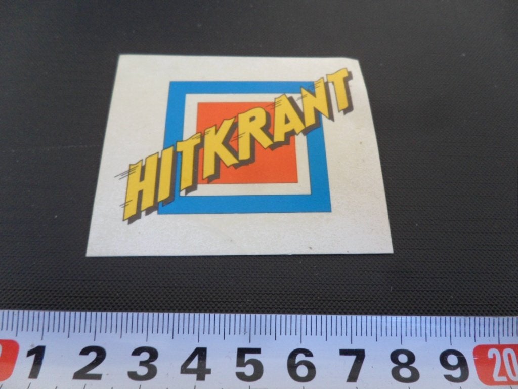 sticker HITKRANT, Ophalen, Zo goed als nieuw