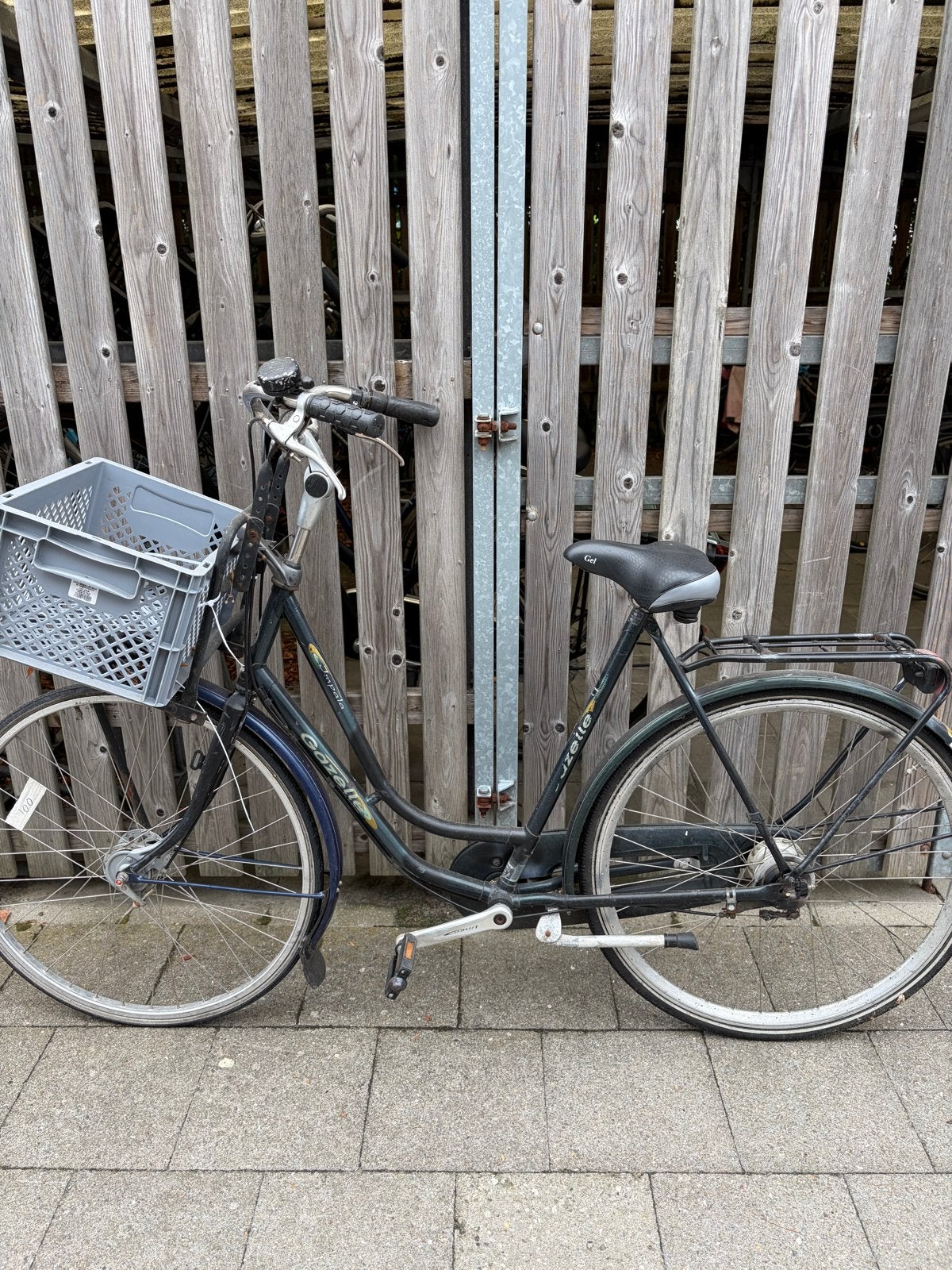 Gazelle stadsfiets met mand - used, Terugtraprem, Ophalen of Verzenden, Gazelle, 53 tot 56 cm