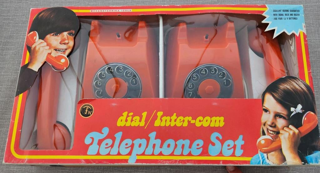 Vintage speelgoed telefoonset (1978), Ophalen of Verzenden, Jongen of Meisje