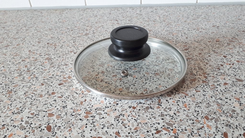 Glazen pan deksel, Ophalen, Gebruikt, Glas, Kookpan