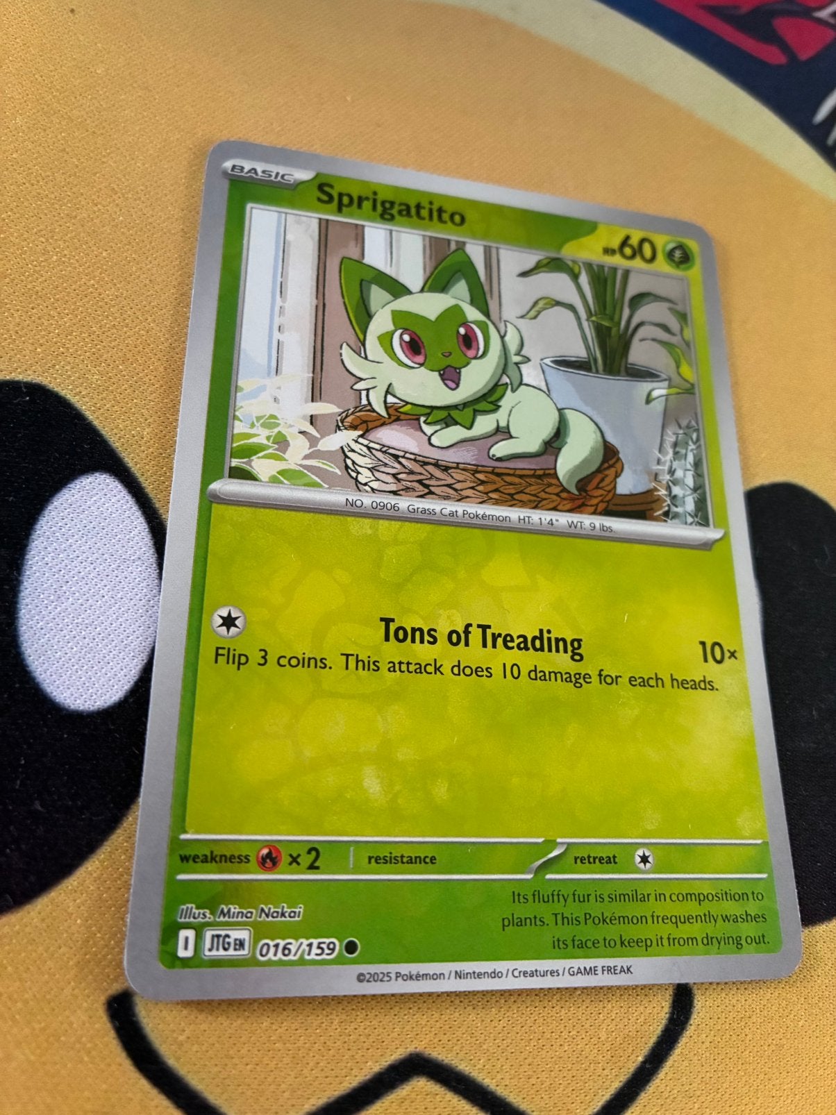 Sprigatito 016/159 Reverse Holo Journey Together, Ophalen of Verzenden, Zo goed als nieuw