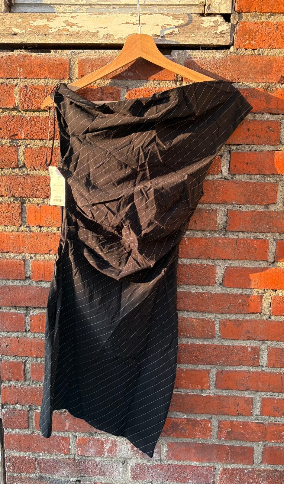 Zara asymmetric mini dress, Zwart, Nieuw, Cocktailjurk, Ophalen of Verzenden