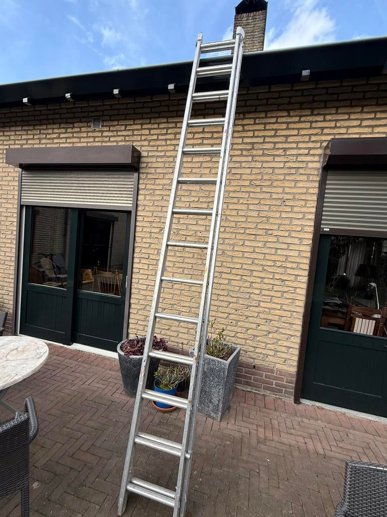 Ladder, Doe-het-zelf en Verbouw, Ladders en Trappen, Ophalen, Zo goed als nieuw, 4 meter of meer