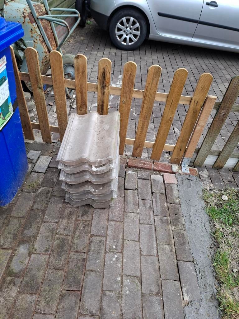Transparante dakpannen, Doe-het-zelf en Verbouw, Dakpannen en Dakbedekking, Ophalen, Steen of Klei, 15 m² of meer, Dakpannen