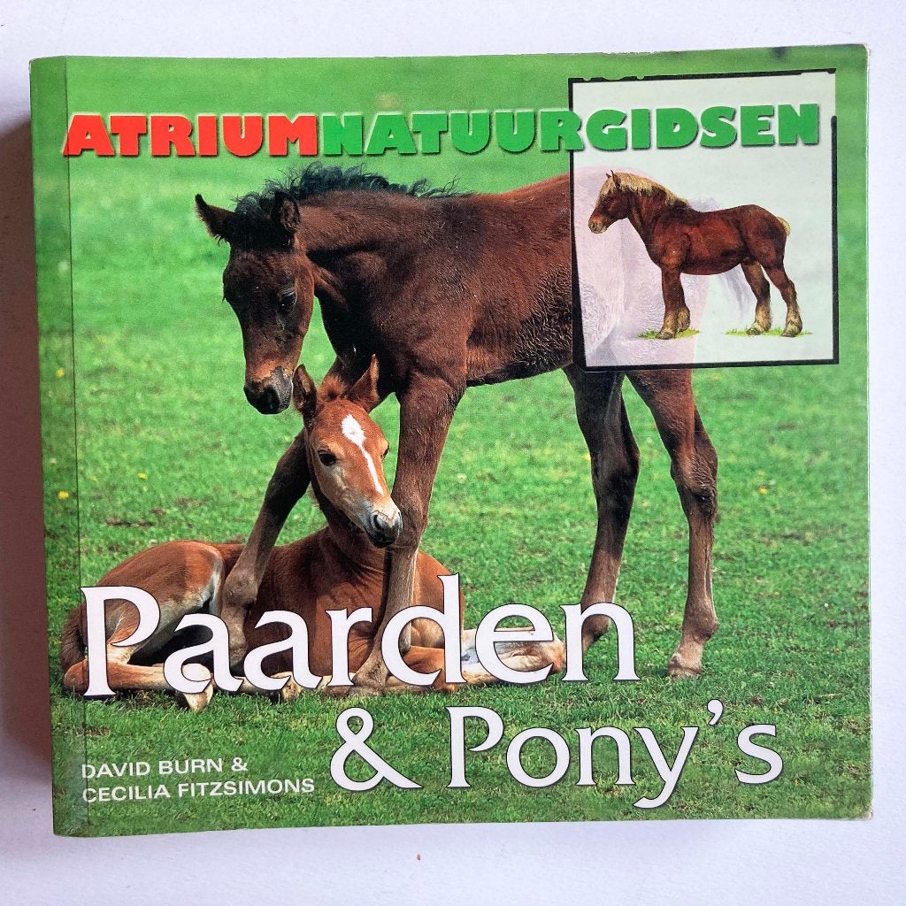 Paarden en Pony's - Atrium Natuurgidsen, Boeken, Gelezen, David Burn & C Fitzsimons, Ophalen of Verzenden, Paarden of Pony's
