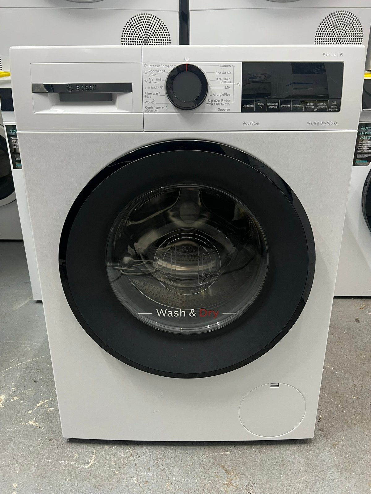 Bosch serie 6 Was-droogcombi 9/6KG Wash & Dry, 6 tot 8 kg, Ophalen of Verzenden, Zo goed als nieuw, 85 tot 90 cm