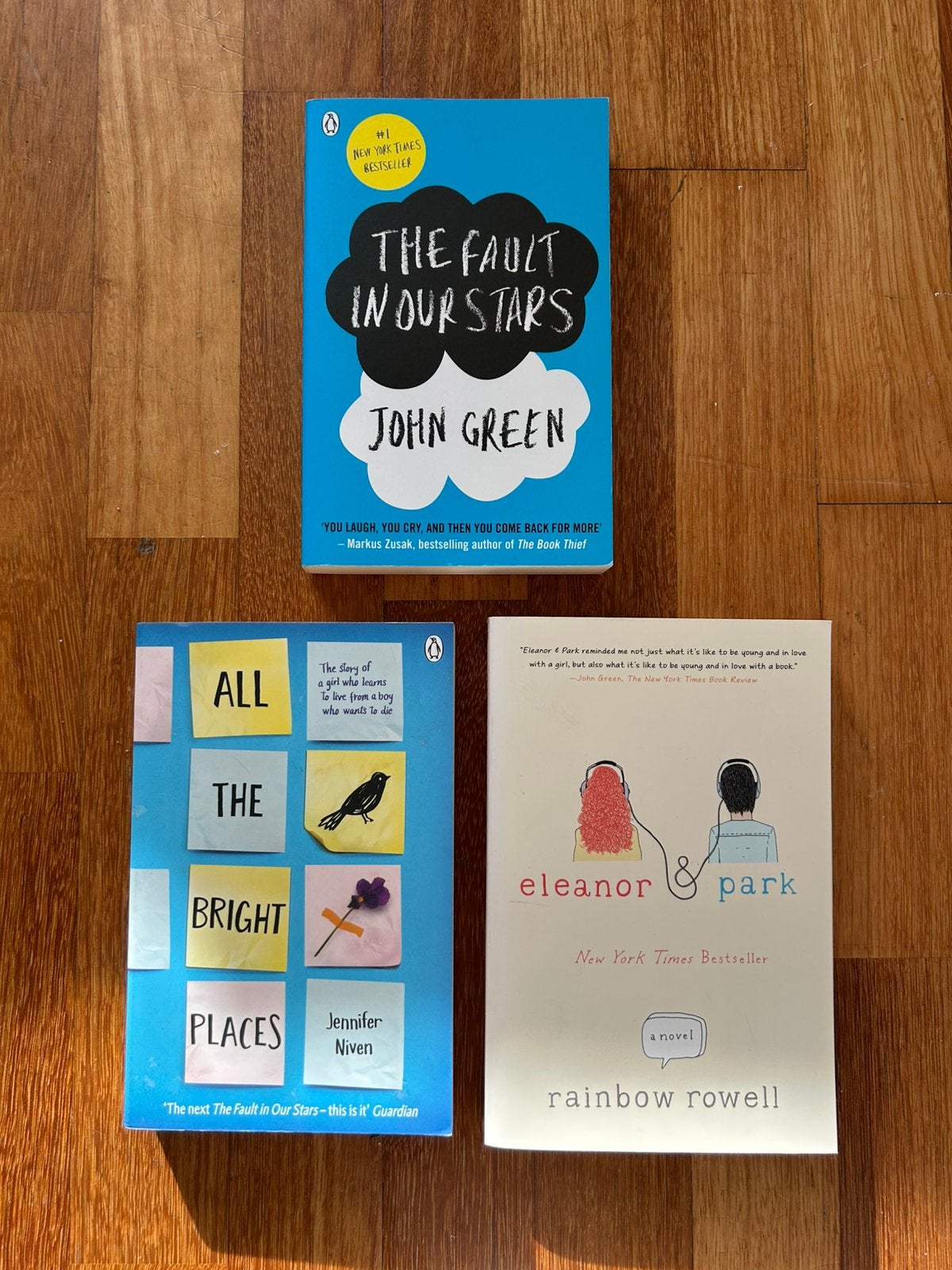 3 Young Adult boeken Engels, Ophalen of Verzenden, Zo goed als nieuw