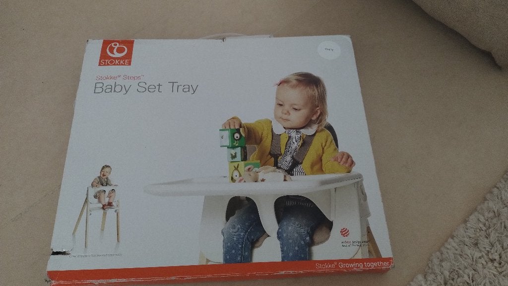 Nieuwe baby tray Stokke steps, Kinderen en Baby's, Kinderstoelen, Ophalen of Verzenden, Nieuw, Meegroeistoel, Afneembaar eetblad