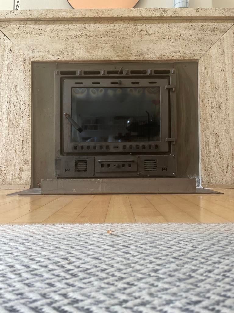 Inbouw Houtkachel - Gezellige Warmte voor uw Woning, Huis en Inrichting, Haarden, Ophalen, Gebruikt, Inbouwhaard, Houthaard