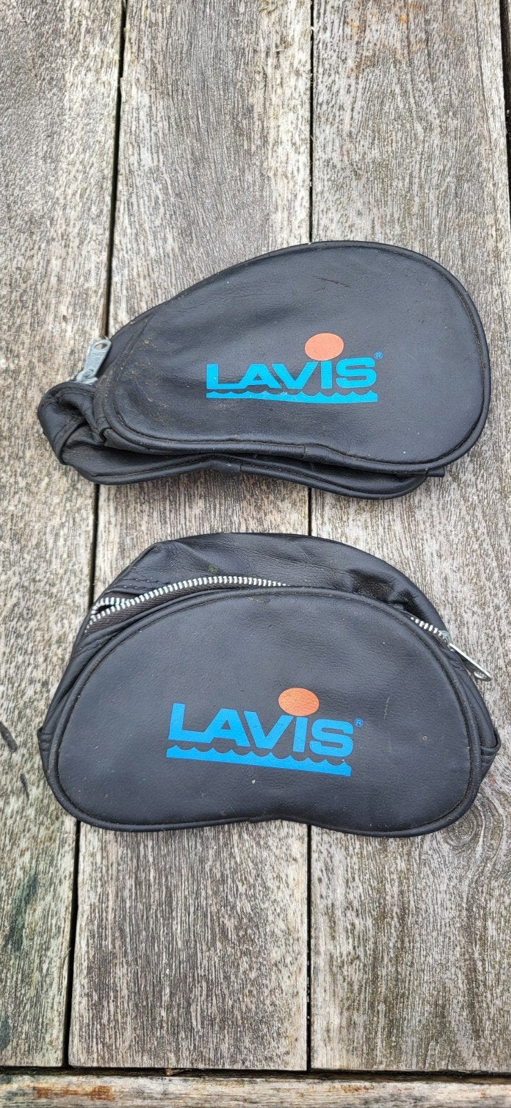 2x Lavis hoesje werpmolen - Beschermhoezen voor vismolens, Ophalen of Verzenden, Gebruikt