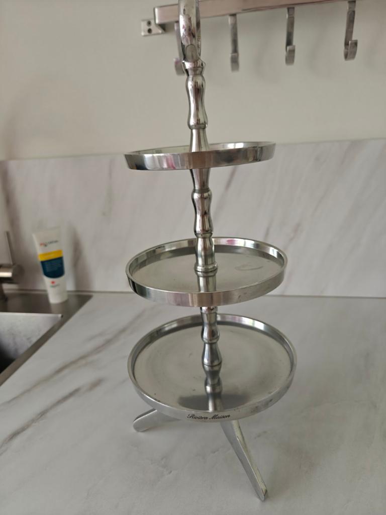 Riviera Maison etagere 3 laags 43 hoog 18 cm breed, Ophalen of Verzenden, Zo goed als nieuw