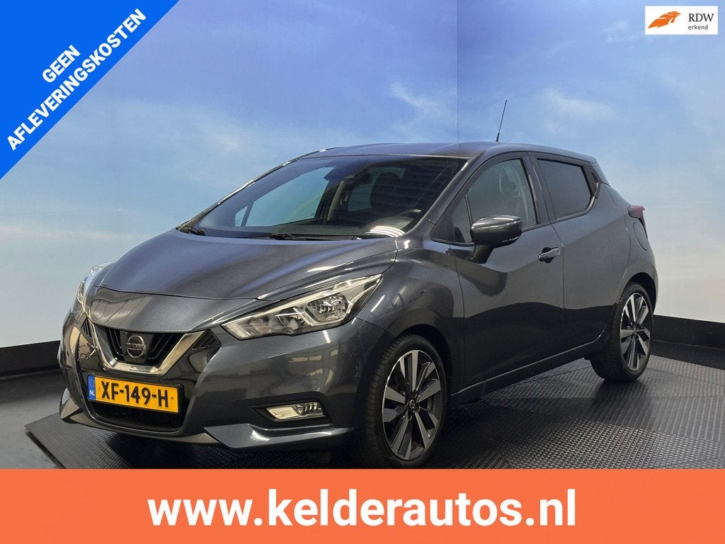 Nissan Micra 0.9 IG-T Tekna Navi | Clima | Camera | PDC | St, Voorwielaandrijving, 898 cc, Stof, Euro 6