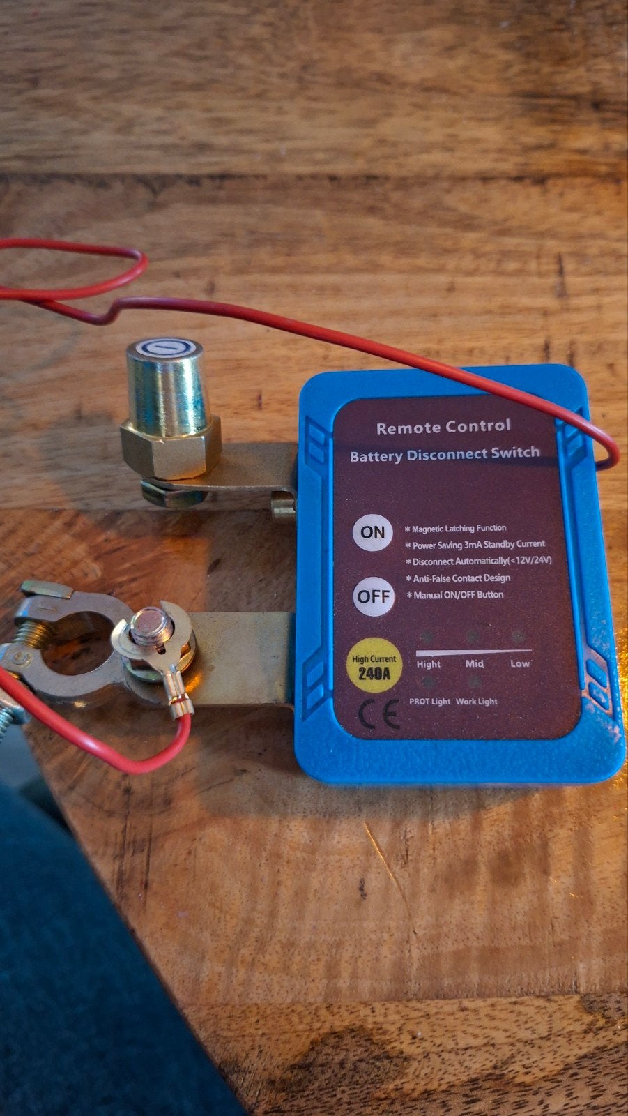 Accu Afstandsbediening Schakelaar 12V/24V - 240A, Nieuw, Universele onderdelen