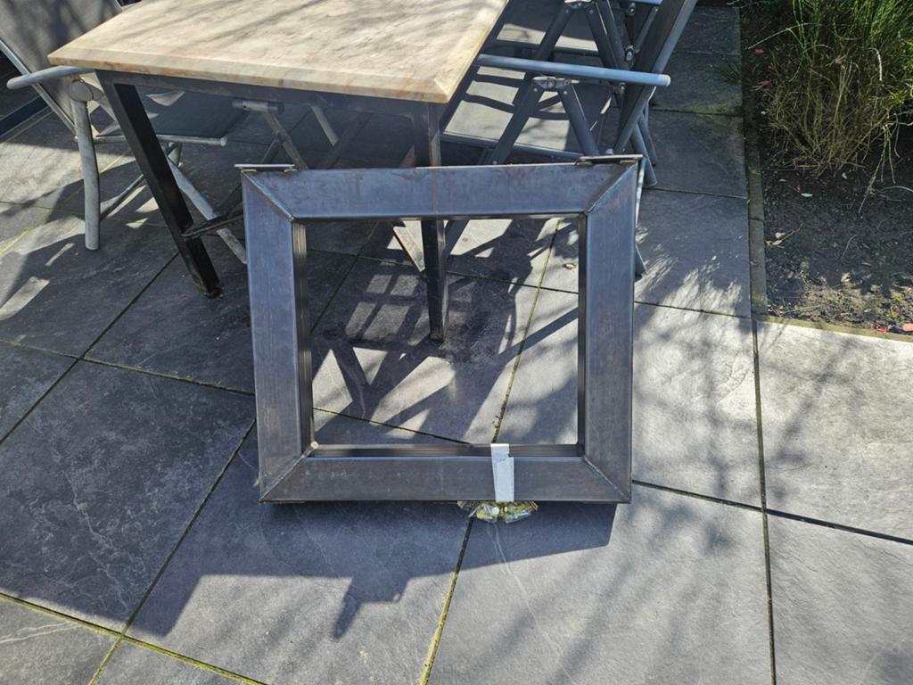 2 DIY Tafelpoten - Zelfbouw onderstel voor tafel, Ophalen, Tafelpoot, Gebruikt, 50 tot 100 cm