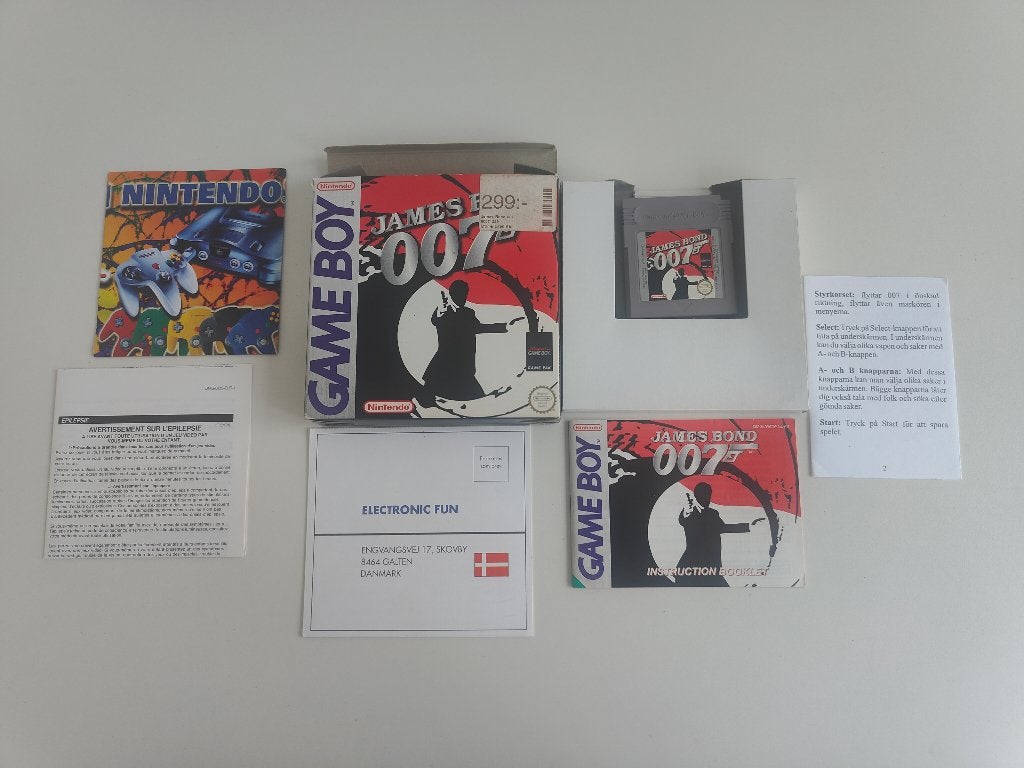 James Bond 007 Compleet Nintendo Gameboy, Spelcomputers en Games, Nintendo, Nintendo, Nintendo, Shooter