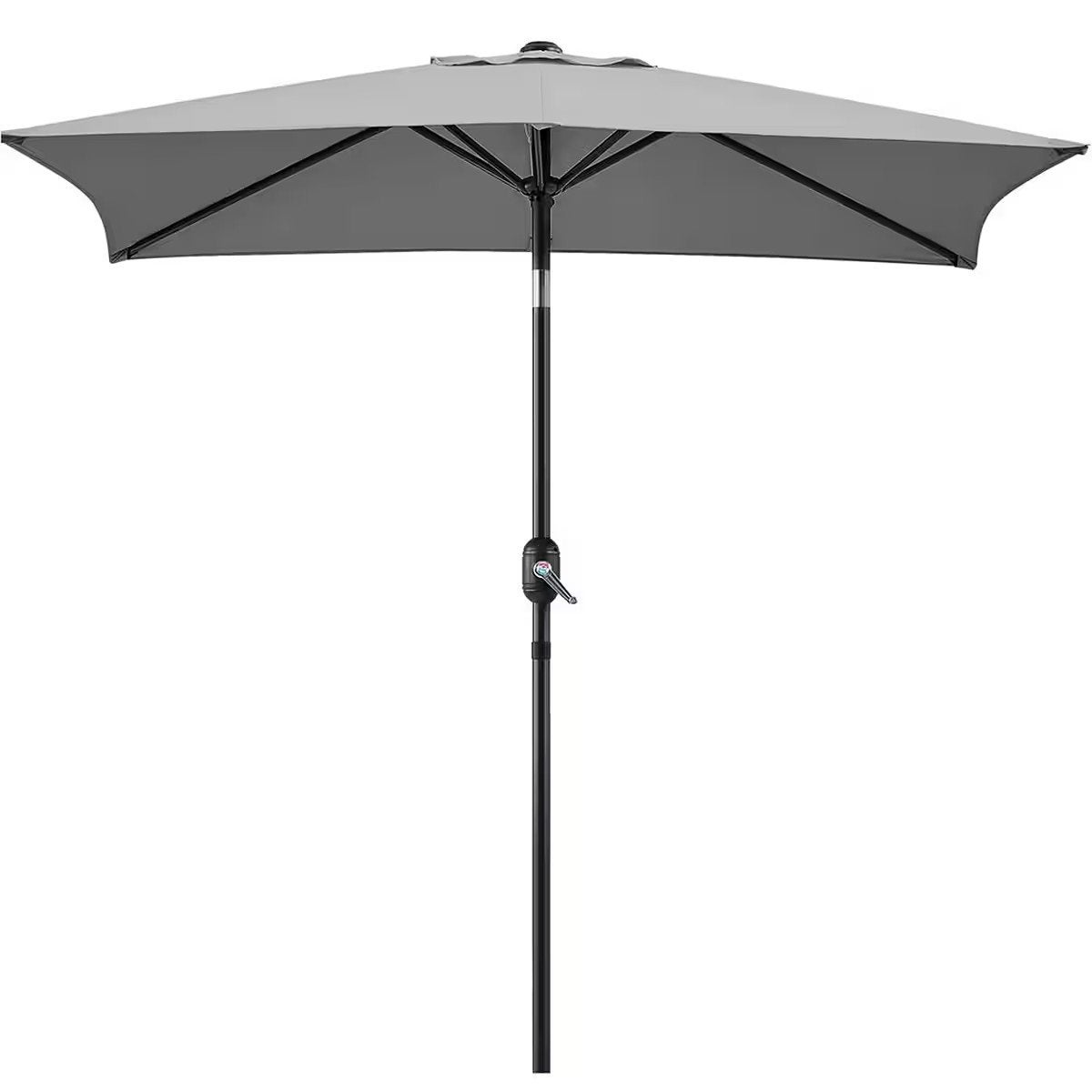 Rechthoekige Parasol, Kantelbaar met Draaikruk