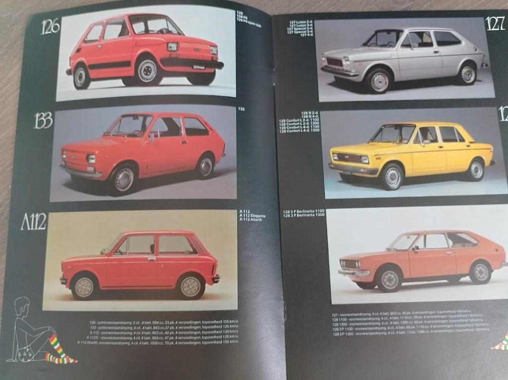 Fiat X1/9, 124,131,132,128,127,126,133,128 folder, Boeken, Ophalen of Verzenden, Nieuw, Overige merken