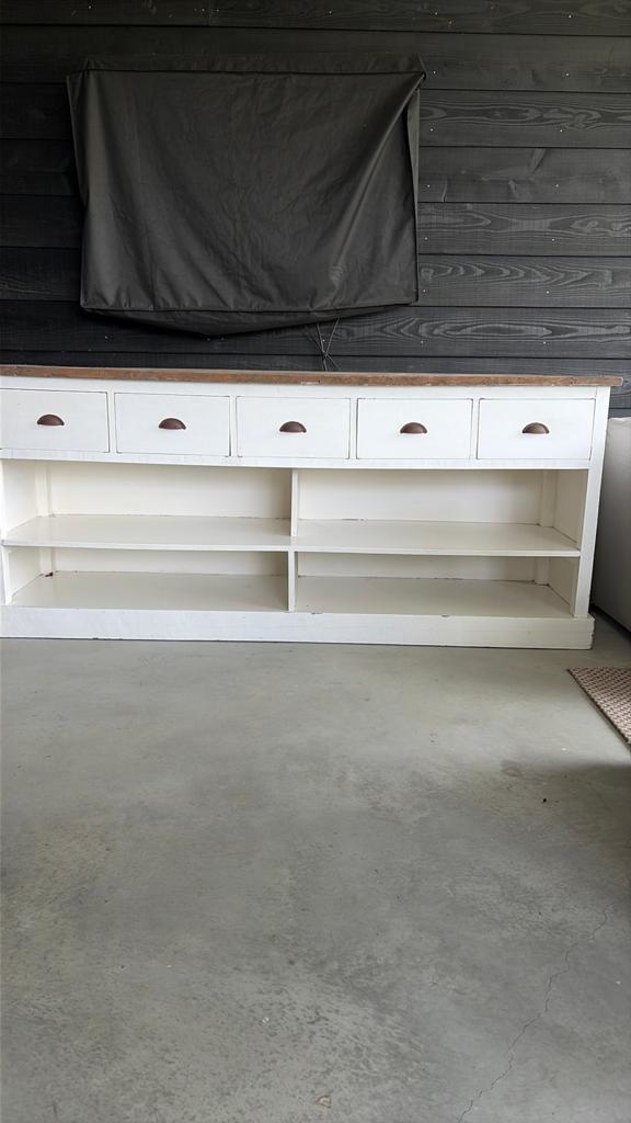 Rivièra maison dressoir., Ophalen, Met plank(en), Gebruikt, 150 tot 200 cm