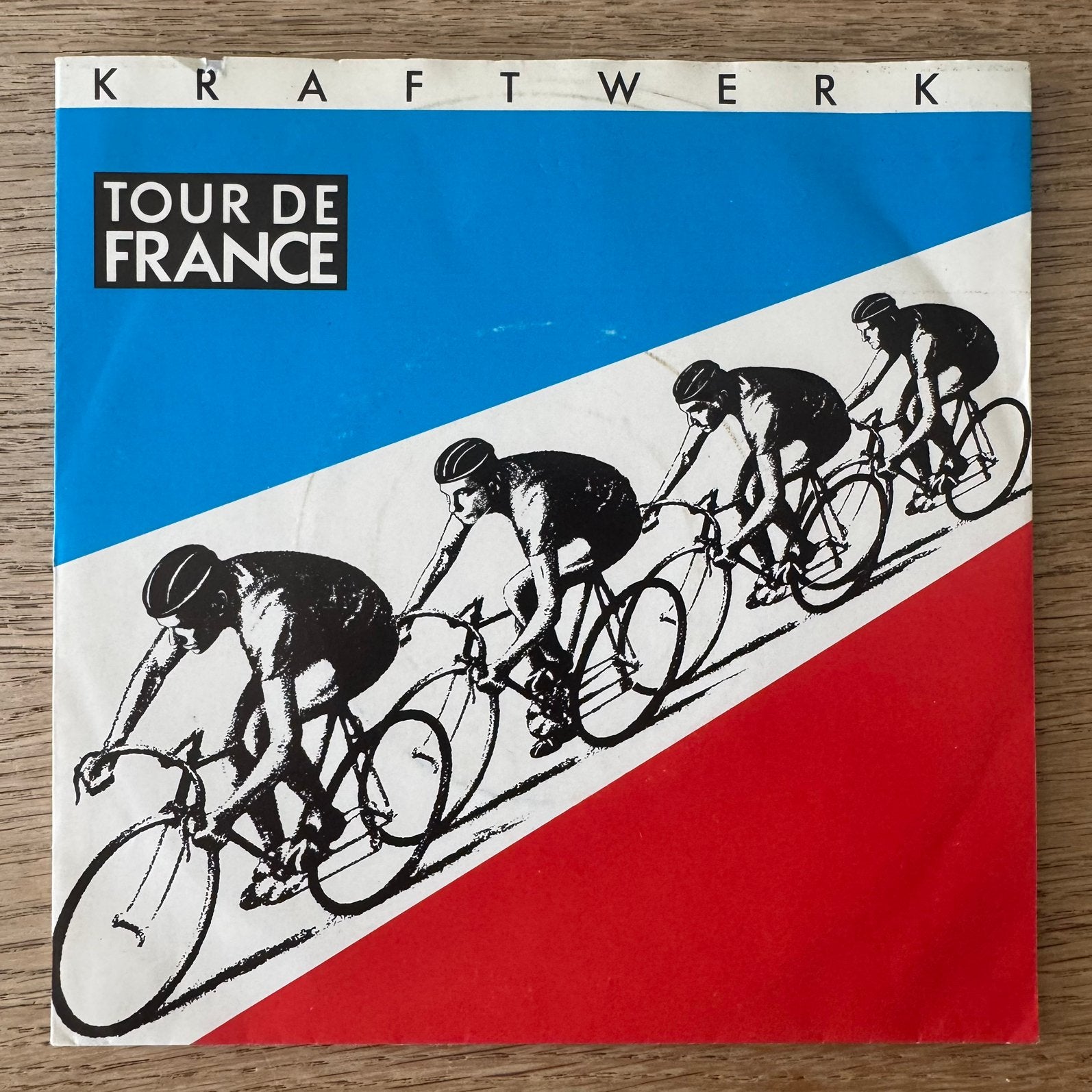 Kraftwerk Tour De France 7” vinyl single 1983 Electronic, Fotohoes, Ophalen of Verzenden, Gebruikt, Pop