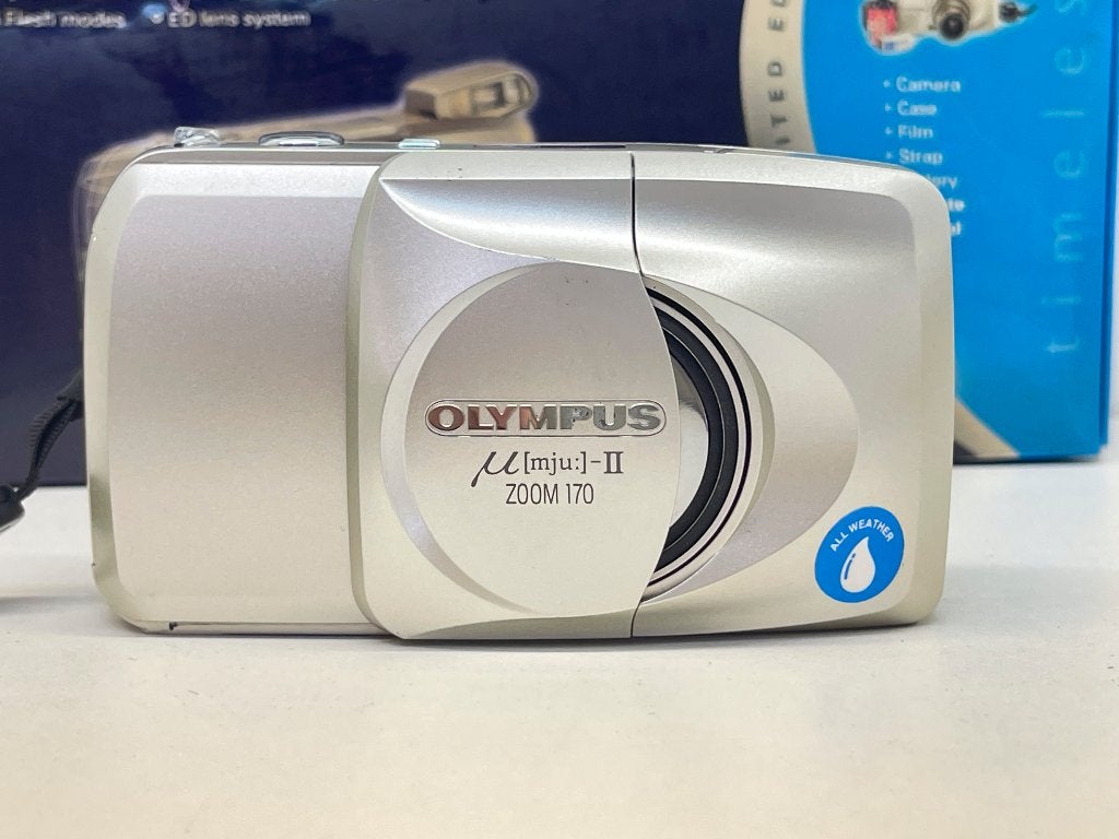 OLYMPUS mju II Multi AF ZOOM 38-170mm (werk perfect), N, N, Compact, Ophalen of Verzenden
