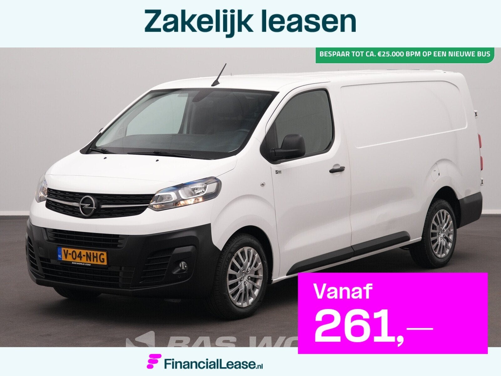Opel Vivaro 177PK Automaat L3H1 Airco Cruise Parkeersensoren, Stof, Gebruikt, Wit, Bedrijf