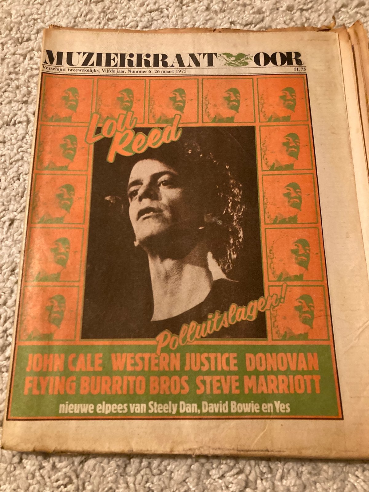 Muziekkrant OOR 1975 STEVE MARRIOTT John Cale DONOVAN Massad, Ophalen of Verzenden, Gelezen, Muziek, Film of Tv