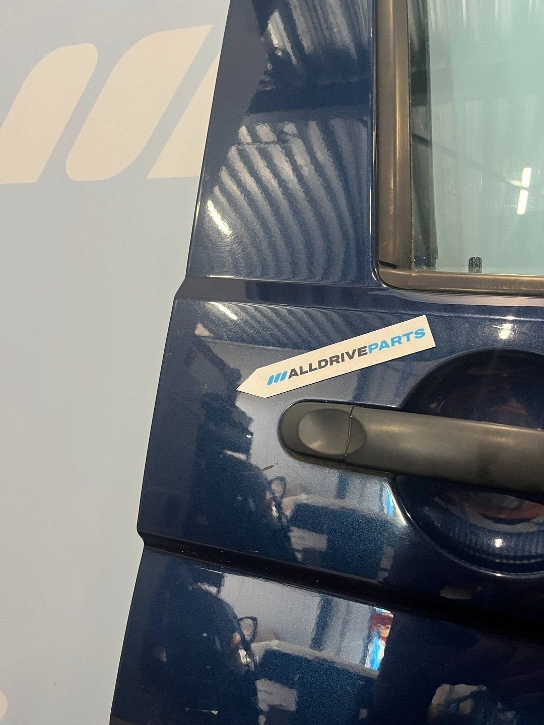 VW Transporter T5 Voorportier rechts LD5Q blauw 7E0831056F, Gebruikt, -, Deur, -