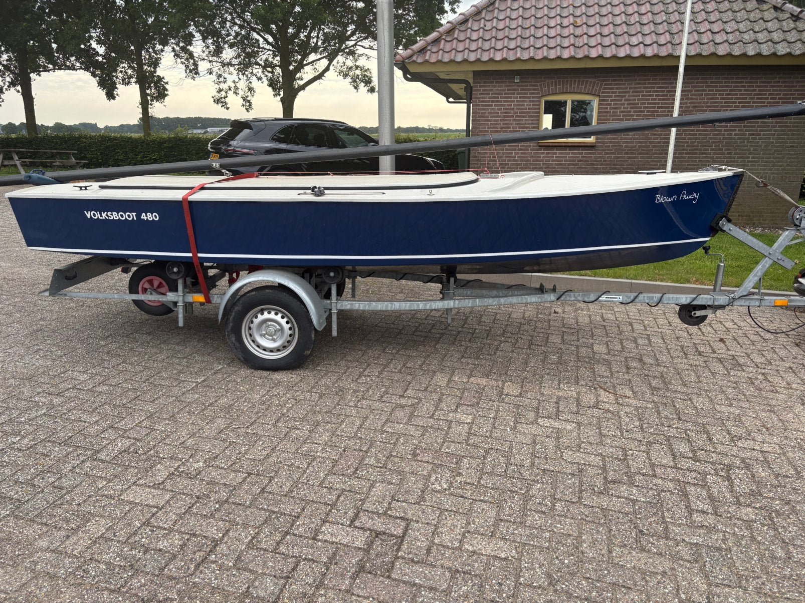 Bootrailer kalf, Watersport en Boten, Ophalen of Verzenden, Zo goed als nieuw, Minder dan 6 meter