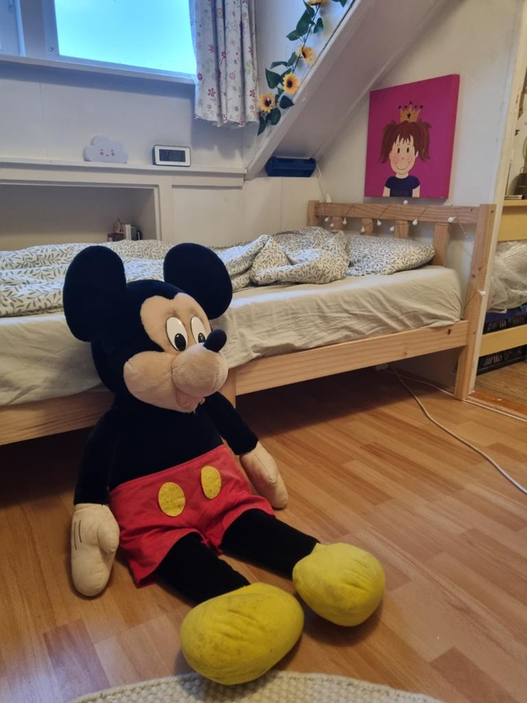 Reuze Vintage Mickey Mouse 1980 - Michael Jackson Film, Kinderen en Baby's, Speelgoed | Knuffels en Pluche, Disney, Handgemaakt