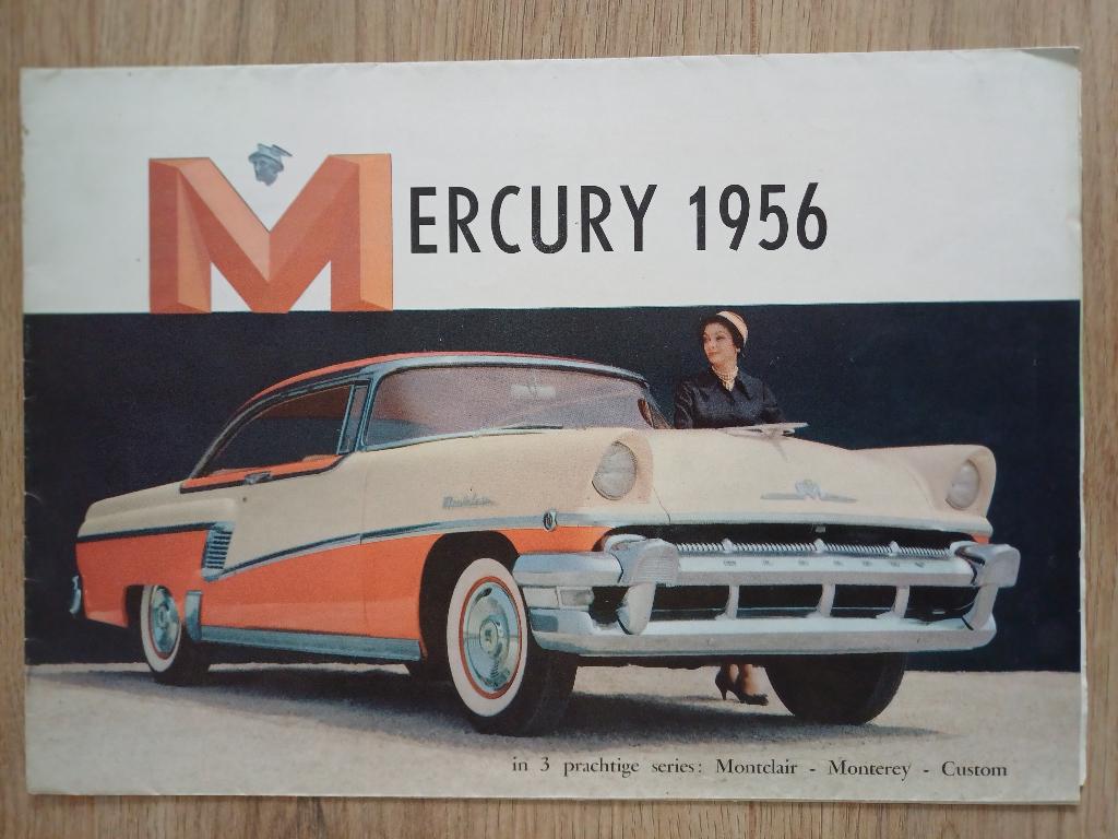 Mercury programma brochure uit 1955, Boeken, Auto's | Folders en Tijdschriften, Ophalen of Verzenden, Gelezen, Overige merken