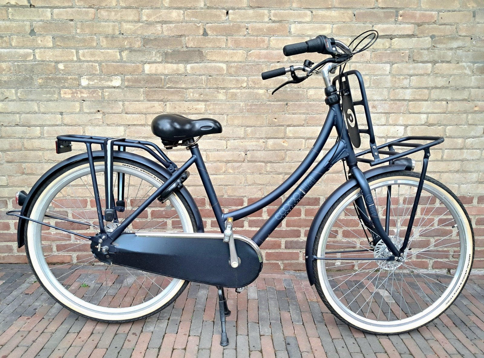 Cortina U4 Ecomo N7 Transportfiets - Framemaat 50, Fietsen en Brommers, Versnellingen, Zo goed als nieuw, 50 tot 53 cm, Trommelrem