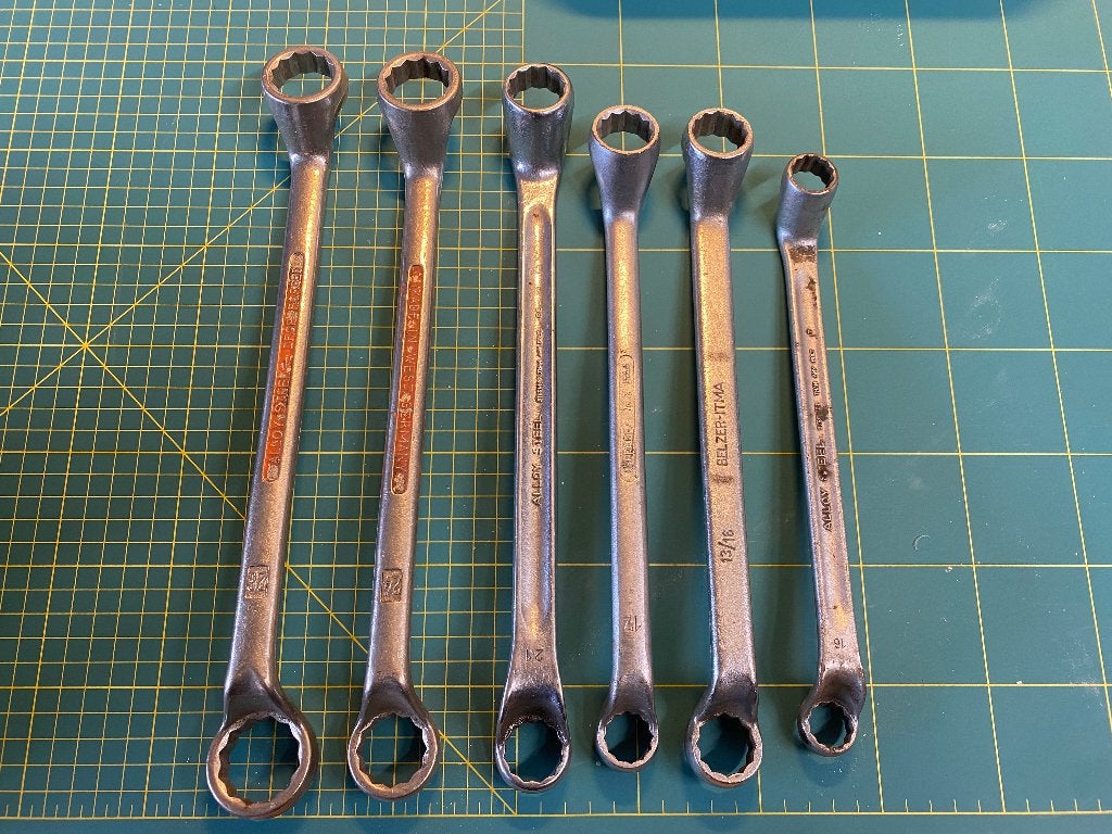 Duitse ringsleutels Gedore Stahlwille, Auto diversen, Autogereedschap, Ophalen of Verzenden, Gebruikt