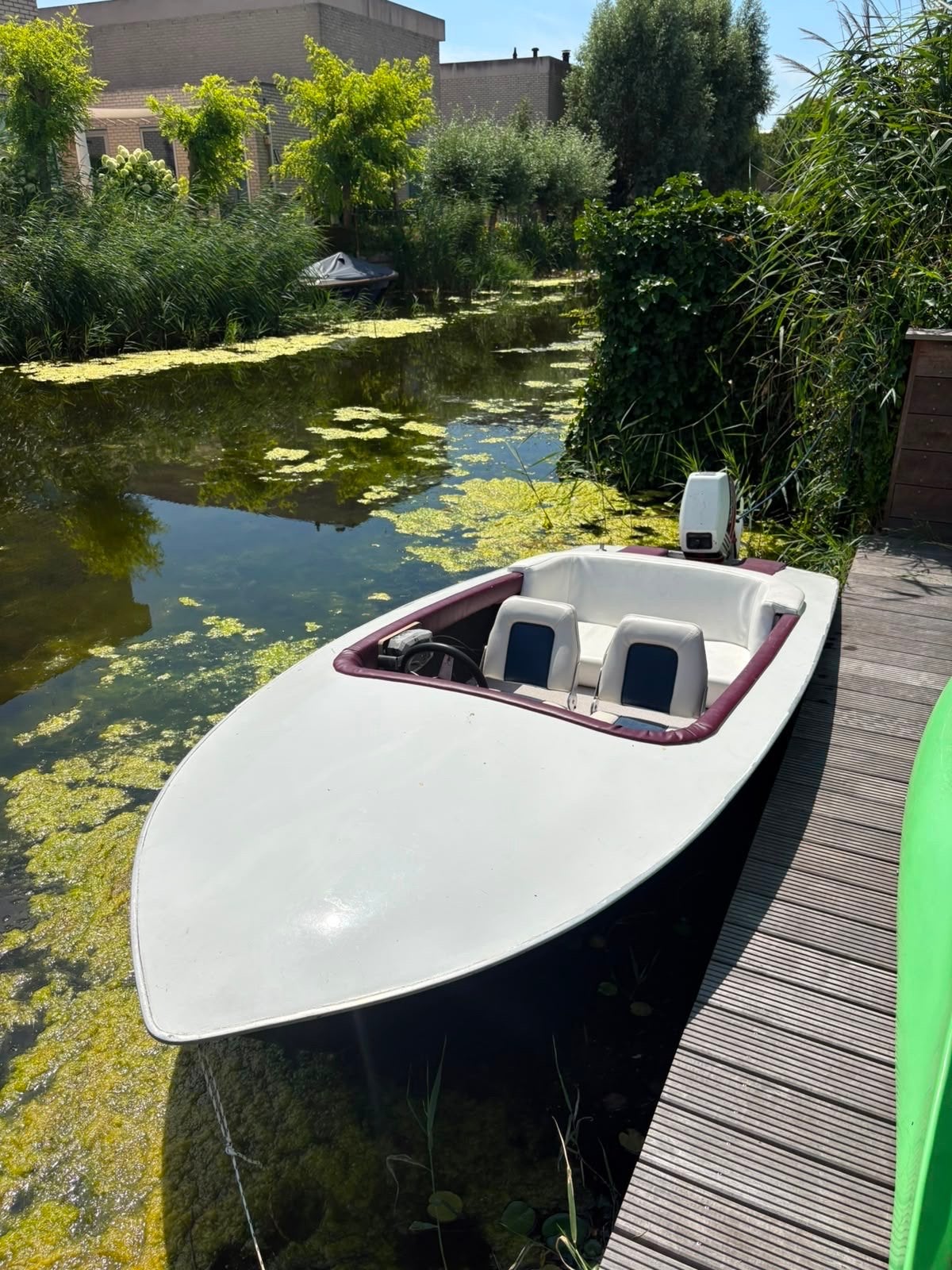 Leuke speedboot met Johnson 8.0 buitenboordmotor, Ophalen, Overige merken, Gebruikt, Minder dan 70 pk