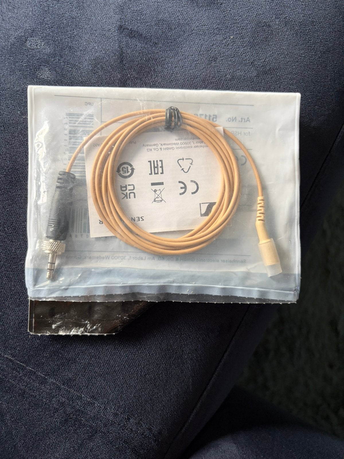 Sennheiser hsp4 beige kabel, Semn, Senn, Nieuw, Ophalen of Verzenden
